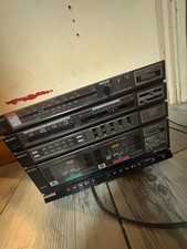 Vintage Sony XO-550W Compact HiFi Stereo System Dual Cassette, AM/FM, Equalizer