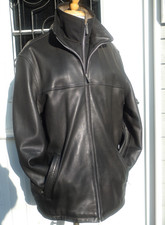 schöne TRAPPER Lamm-Nappa Lederjacke Winterjacke Jacke Lammfellkragen, Gr. 50