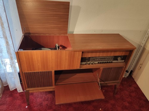 Vintage musiktruhe weltfunk - vintage,