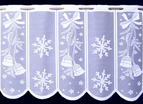 Weiße weihnachtsgardine - weihnachtsgardine, 2