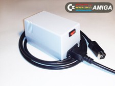 Amiga PSU - Netzteil für Commodore Amiga A500 A500+ A600 A1200 (EU-Stecker) GRAU