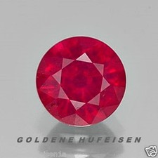 Natürliche Pink Rot Rubin 3mm Rund 3,0mm aus Birma Myanmar Minen / VS pr001