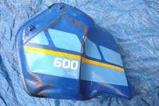 Yamaha XT600 Tenere Typ 3AJ 1989  Kraftstofftank Benzintank Blech Tank Reservoir