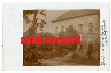 AK Borna b. Chemnitz Pfarrhaus Kirche 1908 Sachsen E27
