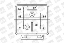 BERU GR031 Relais, Glühanlage für VW