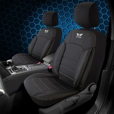 Pkw Sitzbezüge passend für VW T4 T5 T6 in Schwarz Weiß Royal