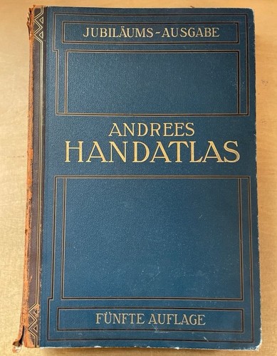 Andrees allgemeiner handatlas - allgemeiner,