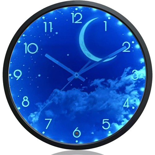 Elegante nachtlicht wanduhr - elegante,