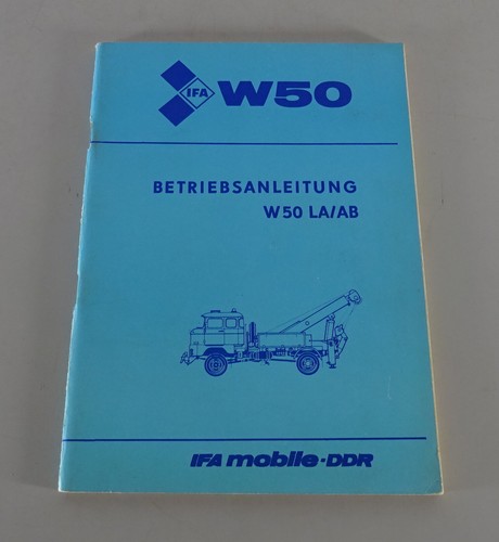 Betriebsanleitung ifa w50 - betriebsanleitung,
