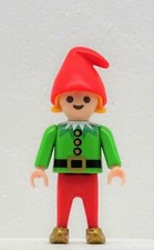 SÜSSER WICHTEL ELF 4 PLAYMOBIL zu Santa Mütze Schuhe Weihnachtsmann Nikolaus RAR