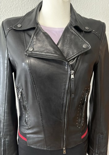 Marc cain lederjacke jacke - lederjacke,