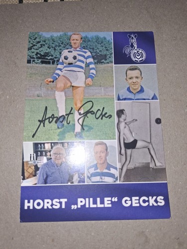 Autogrammkarte horst pille - horst,