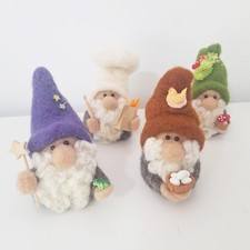 Eierwärmer Wichtel Filz gefilzt Frühstück Ostern Ei Tischdeko Eiermütze Eierhut