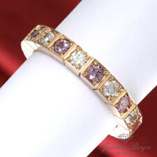 Cartier Ring Lanieres Rosegold 750 Diamanten rosa Saphire Größe 49 Gold