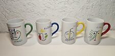 Picasso Living Masterpiece Editionen 4er Set Vintage 1996 Tassen