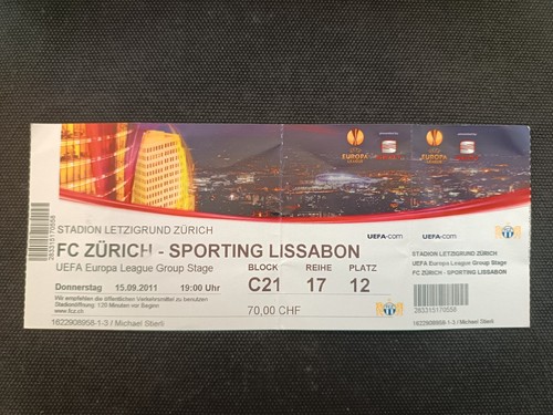 Fussball ticket fc zürich - -,