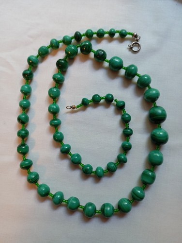 Malachit kette 60cm - malachit,
