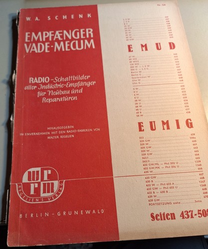 Empfänger vade mecum - empfänger, vade-mecum