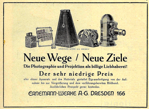 Anzeige reklame 1926 - anzeige/reklame, ernemann