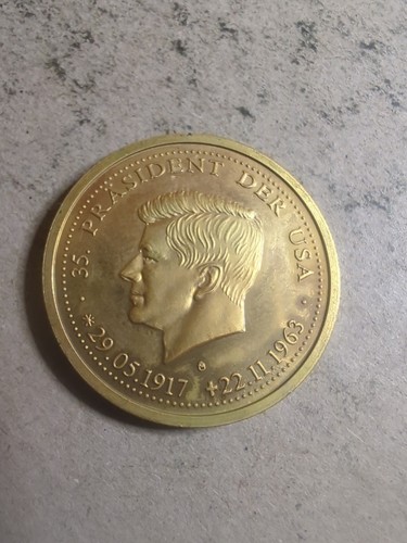 Medaille john kennedy - medaille, f.