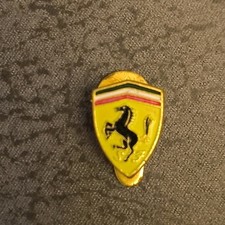 FERRARI-Original OMEA Milano Reversknopf Manschettenknopf Pin Anstecknadel Rar