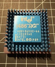 Intel 486 DX2 66 SX731 CPU +