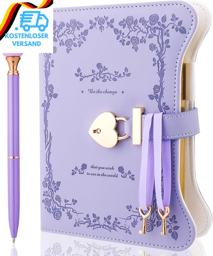 Tagebuch mit schloss - tagebuch,