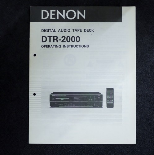 Original denon dtr - denon, dtr-2000