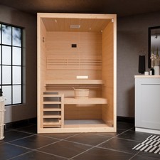 HORI Saunakabine Komplettsauna Inkl. Ofen Innensauna Dampfsauna