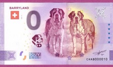 0 Euro sfr CHAB 04 2025 # 0010 ! BARRYLAND - BERNHARDINER