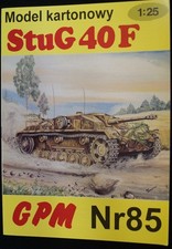 GPM  Nr. 85 Deutsches Sturmgeschütz III StuG 40F  1. Auflage   1:25