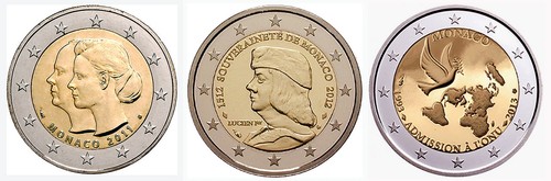 Monaco gedenkmünzen 2 - gedenkmünzen,