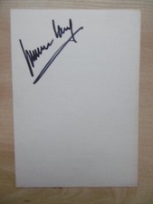 Hermann Lang Autogramm signed