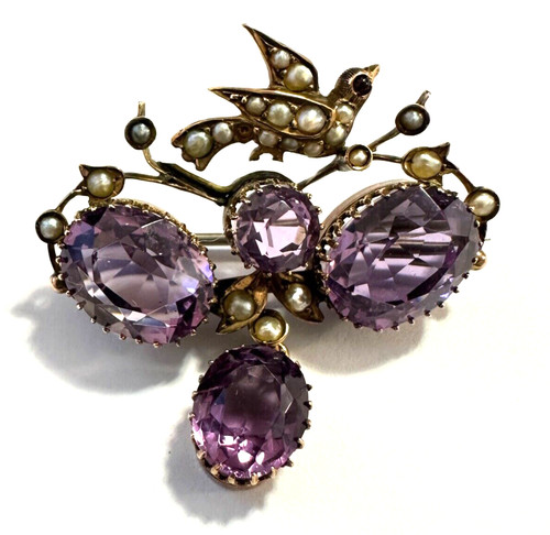 Jugendstil brosche - jugendstil,