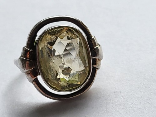 Art deco silberring - silberring, großer