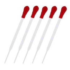 5 Stück Klar Glas Pipette