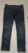 Highway Kevlar Motoradhose Jeanshose Damen 30/32 (38/40) Stretch mit Protektoren