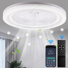 85W Deckenventilator Beleuchtung Timer Leiser Wohn LED Zimmer Schlaf Lüfter