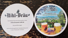 Bierdeckel Pretzfeld Gasthaus-Brauerei Nikl-Bräu in Pretzfeld (Fränk.Schweiz)