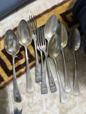 Besteck, 9 teilig, 800er