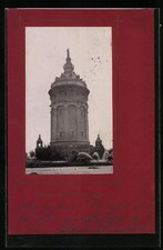 Mannheim, Wasserturm, Ansichtskarte 1900 