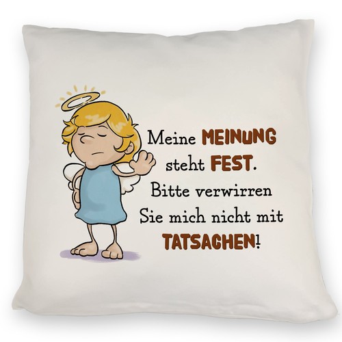 Engel kissen mit spruch - spruch,