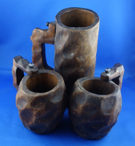 Holzkrüge alt stück - alt, 3