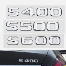 Für Mercedes Benz S400 S500 S600 Schriftzug Embleme Aufkleber Logo Badge Auto