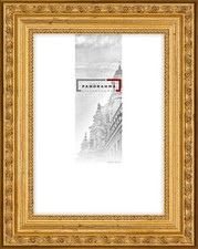 Bilderrahmen Barock Barockrahmen Holzrahmen mit Museumsglas UV70 Antik Prunk 