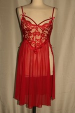 Sexy negligée rot babydoll - sexy,
