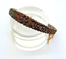 Antiker Granat-Armreif Silber