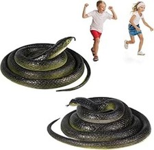 2 Stück XL Schlange Gummi