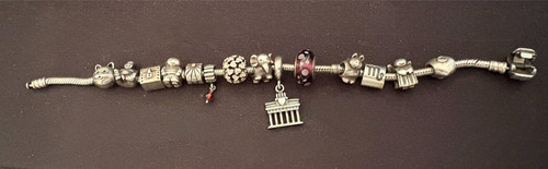 Pandora armband mit 14 - pandora, cm