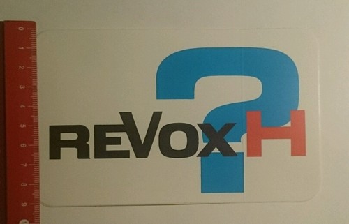 Aufkleber sticker revox - revox, h